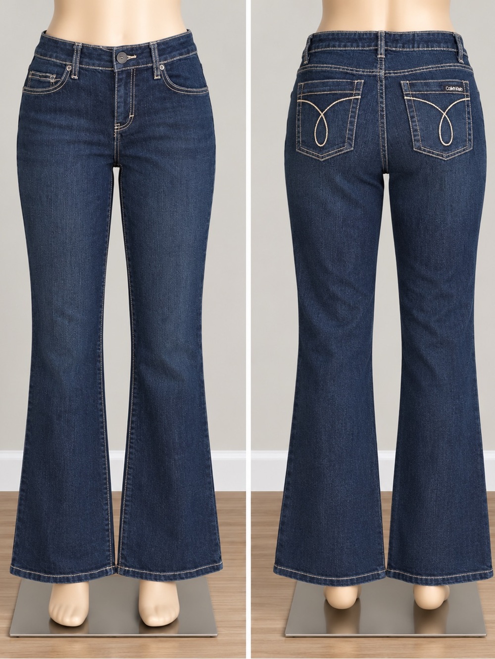 Calvin Klein Jeans Dark Blue Flare Jeans